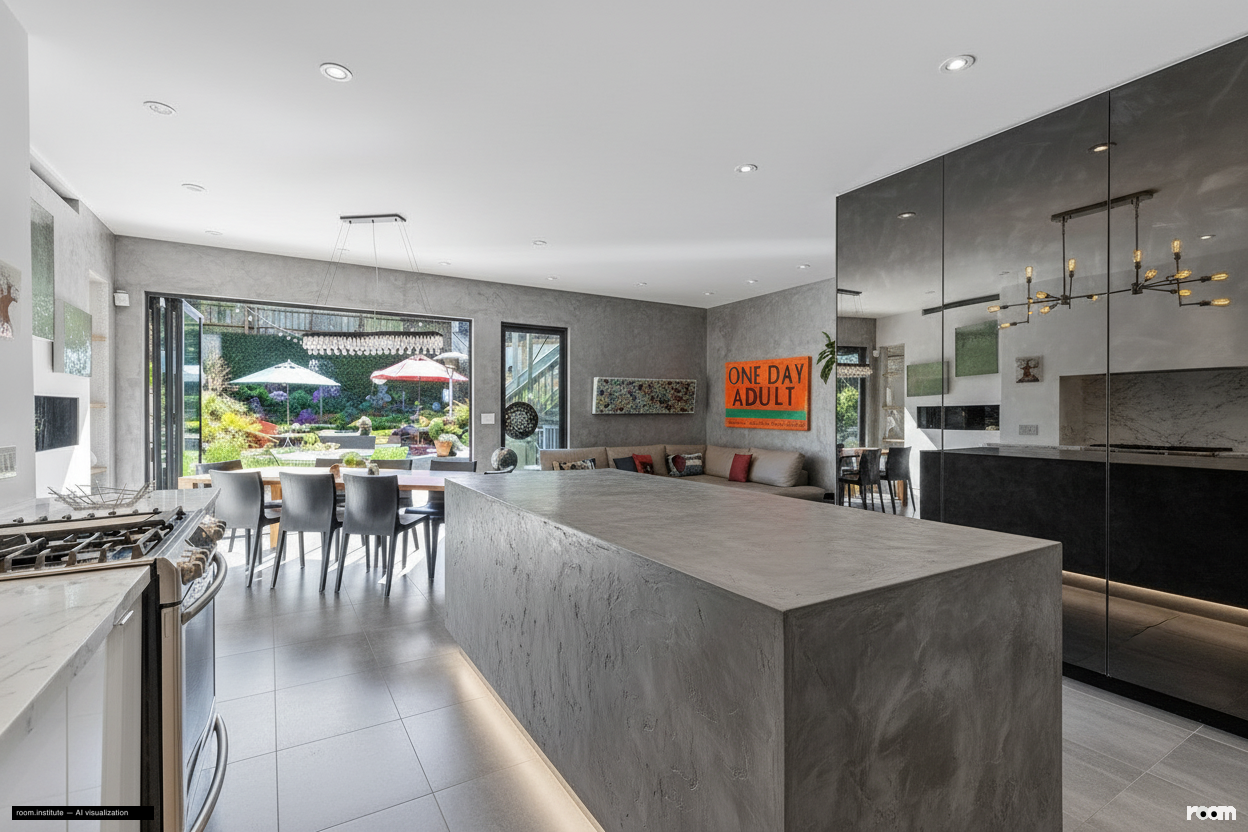 439-443 Jersey St Kitchen — Sculpted Greys design direction