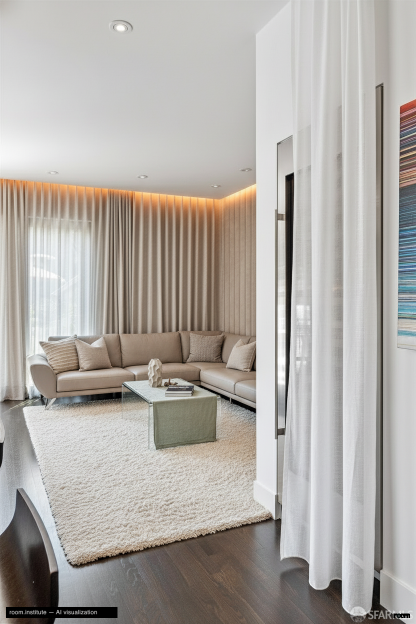 439-443 Jersey St Living Room — Veiled Structures design direction